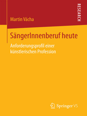 cover image of SängerInnenberuf heute